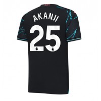 Manchester City Manuel Akanji #25 Tretí futbalový dres 2023-24 Krátky Rukáv